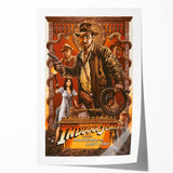 Retro Indiana Jones Raiders of the Lost Ark Poster Art - Vintage Prints