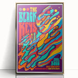 The Black Keys Concert Poster Art – Psychedelic Rock Wall Decor