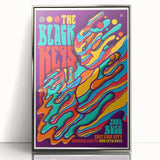 The Black Keys Concert Poster Art – Psychedelic Rock Wall Decor