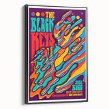 The Black Keys Concert Poster Art – Psychedelic Rock Wall Decor