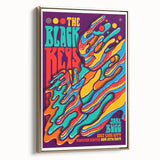 The Black Keys Concert Poster Art – Psychedelic Rock Wall Decor