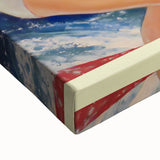 Retro Hawaii Surfing Poster – Vintage Beach Art