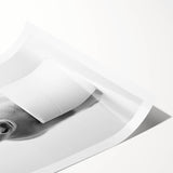 Adorable Pony Bathroom Wall Art - Modern Black and White Decor