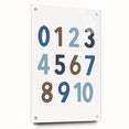 Number Wall Art - Boys Room Wall Art Kids Wall Art Prints