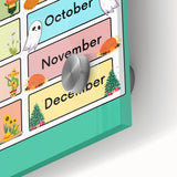 Months of the Year - Kids Educational Wall Art Learning Print