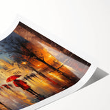 Extra large wall art featuring line art flowers in subtle tones on a rolled print, ideal for large living room decor.