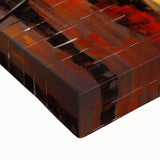 Large art of a black and white Paris landscape on stretched canvas, ideal for bedroom wall decor.