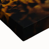 Large art depicting a black and white landscape painting on stretched canvas, ideal for bedroom wall decor.