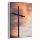 Vintage poster art of spring season on extra large framed canvas, featuring vibrant floral colors.