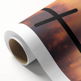 Art deco poster featuring a spring theme with soft pastel colors on rolled canvas, ideal for nursery wall art.