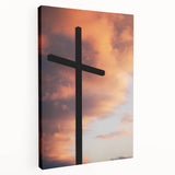 Spring-themed abstract art on stretched canvas with vibrant green and pink tones, suitable for kitchen wall art.