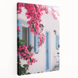 Large abstract canvas print featuring vibrant summer hues, ideal for kitchen wall art.