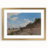 The Beach at Honfleur: Claude Monet's Impressionist Seascape Art