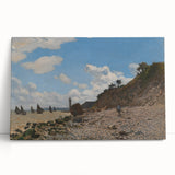 The Beach at Honfleur: Claude Monet's Impressionist Seascape Art