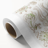 Modern Wall Art - Intricate Jellyfish Scientific Illustration in Green