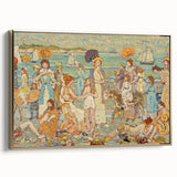 The Beach No. 3: Maurice Prendergast's Vibrant Post-Impressionist Art