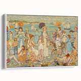 The Beach No. 3: Maurice Prendergast's Vibrant Post-Impressionist Art