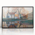 Farm near Duivendrecht" Modern Wall Art - Contemporary Landscape Decor