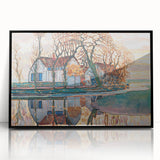 Farm near Duivendrecht" Modern Wall Art - Contemporary Landscape Decor