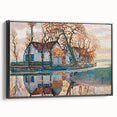 Farm near Duivendrecht" Modern Wall Art - Contemporary Landscape Decor