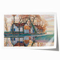 Farm near Duivendrecht" Modern Wall Art - Contemporary Landscape Decor