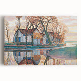 Farm near Duivendrecht" Modern Wall Art - Contemporary Landscape Decor