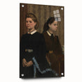 Impressionist Portrait Art - Degas' "The Bellelli Sisters" Print