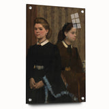 Impressionist Portrait Art - Degas' "The Bellelli Sisters" Print