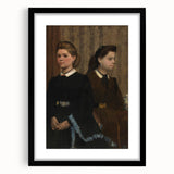 Impressionist Portrait Art - Degas' "The Bellelli Sisters" Print