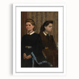 Impressionist Portrait Art - Degas' "The Bellelli Sisters" Print