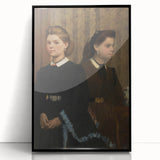 Impressionist Portrait Art - Degas' "The Bellelli Sisters" Print