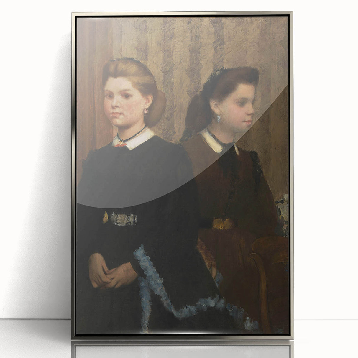 Impressionist Portrait Art - Degas' "The Bellelli Sisters" Print