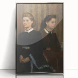 Impressionist Portrait Art - Degas' "The Bellelli Sisters" Print