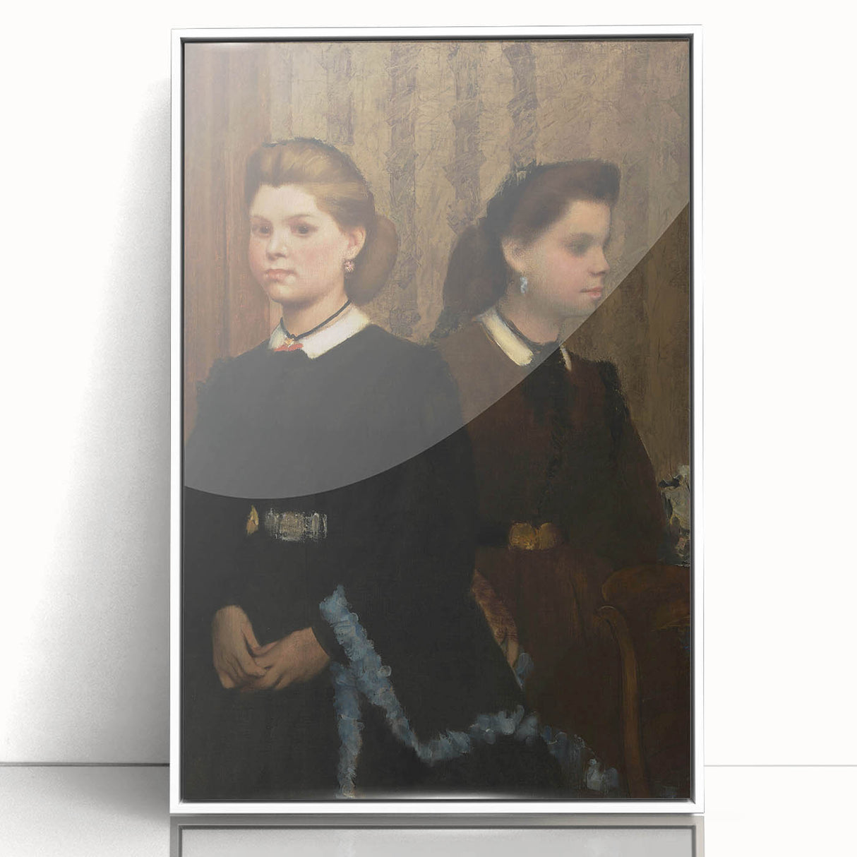 Impressionist Portrait Art - Degas' "The Bellelli Sisters" Print