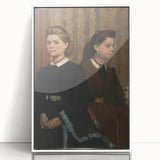 Impressionist Portrait Art - Degas' "The Bellelli Sisters" Print