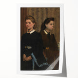 Impressionist Portrait Art - Degas' "The Bellelli Sisters" Print