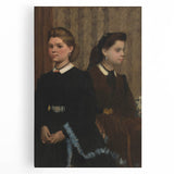 Impressionist Portrait Art - Degas' "The Bellelli Sisters" Print