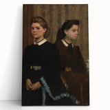Impressionist Portrait Art - Degas' "The Bellelli Sisters" Print