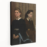 Impressionist Portrait Art - Degas' "The Bellelli Sisters" Print
