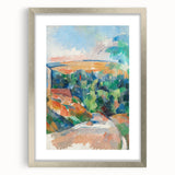 Impressionist Landscape Art - Cézanne's "The Bend in the Road" Print