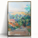 Impressionist Landscape Art - Cézanne's "The Bend in the Road" Print