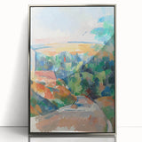 Impressionist Landscape Art - Cézanne's "The Bend in the Road" Print