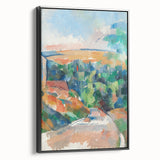 Impressionist Landscape Art - Cézanne's "The Bend in the Road" Print