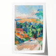 Impressionist Landscape Art - Cézanne's "The Bend in the Road" Print