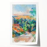 Impressionist Landscape Art - Cézanne's "The Bend in the Road" Print