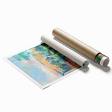 Impressionist Landscape Art - Cézanne's "The Bend in the Road" Print