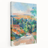 Impressionist Landscape Art - Cézanne's "The Bend in the Road" Print
