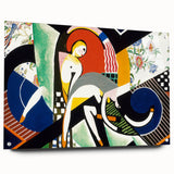 The Thundershower" Abstract Modern Art - Bold Contemporary Decor