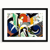 The Thundershower" Abstract Modern Art - Bold Contemporary Decor