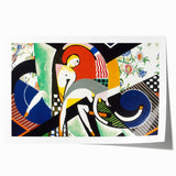 The Thundershower" Abstract Modern Art - Bold Contemporary Decor